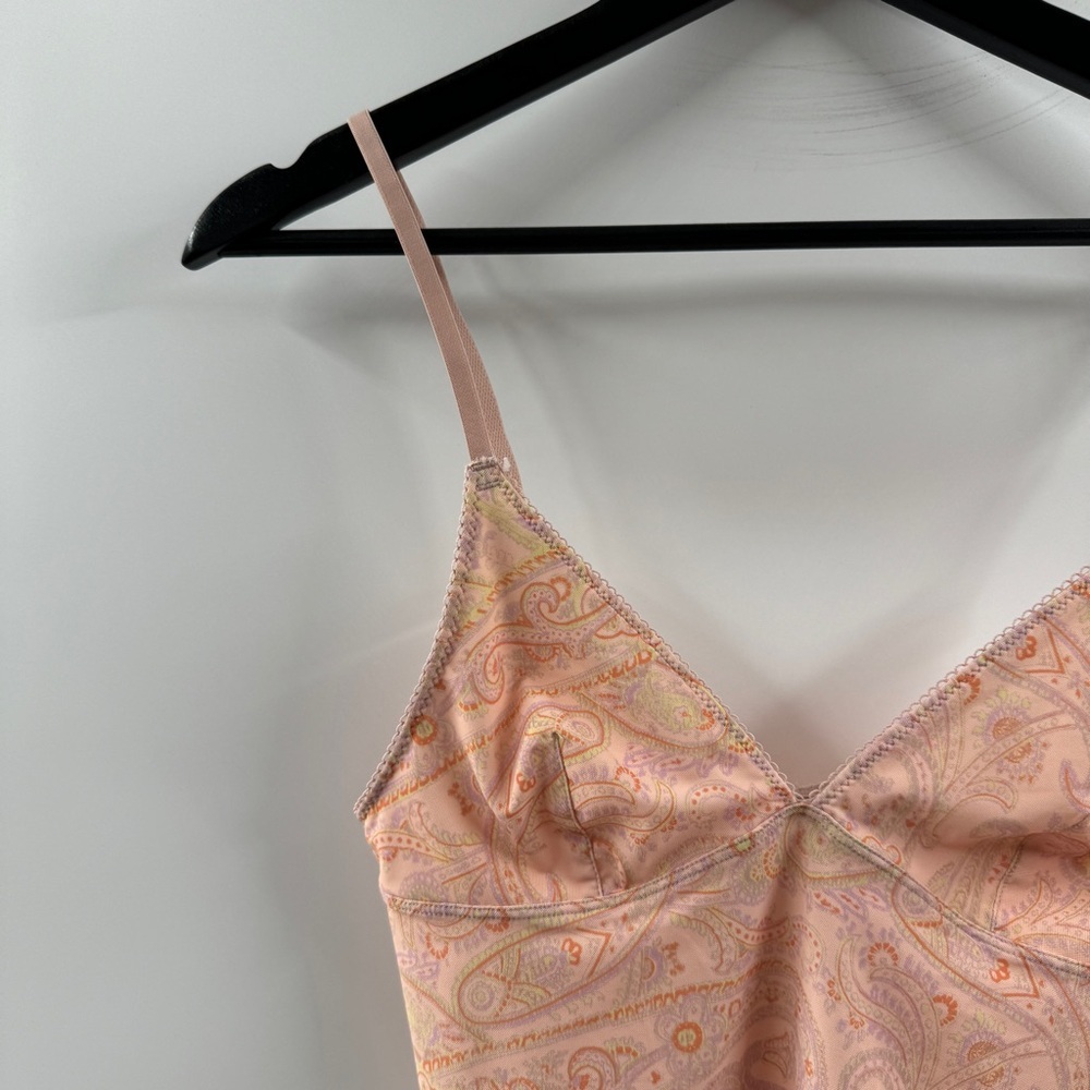 Urban Outfitters Out From Under Peach Paisley Cami (Size Medium, NWT) - Picture 2 of 7